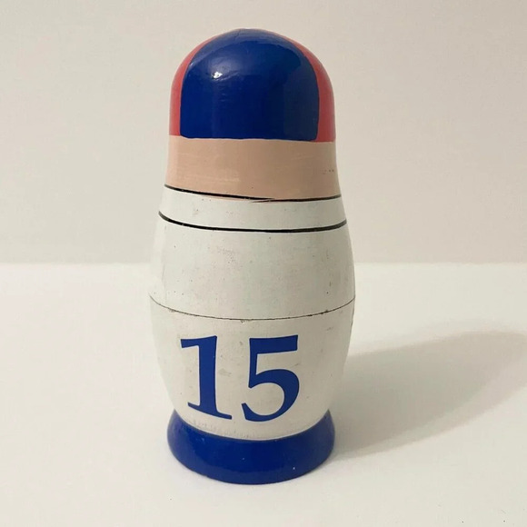 Babooshkah Nesting Doll  Montreal Expos Larry Parrish 5 Piece Set - Picture 13 of 16